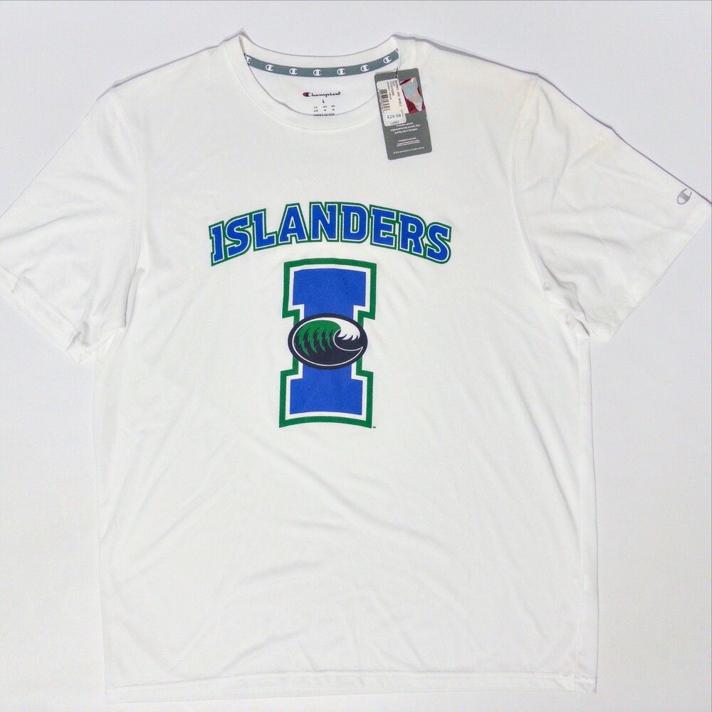 NWT Champion Texas A&M University Corpus Christi Islanders White T-Shirt Adult L